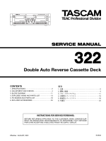 Tascam 322 - Service Manual 